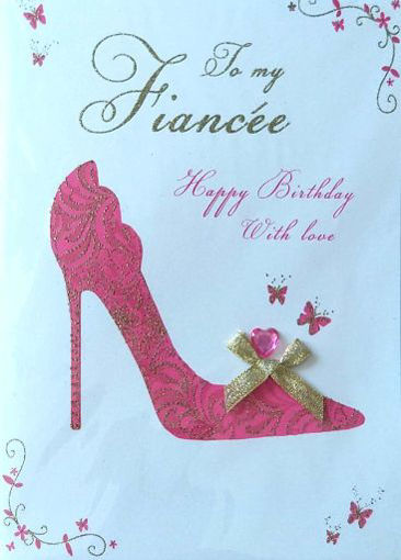 Picture of FIANCEE BIRTHDAY CARD